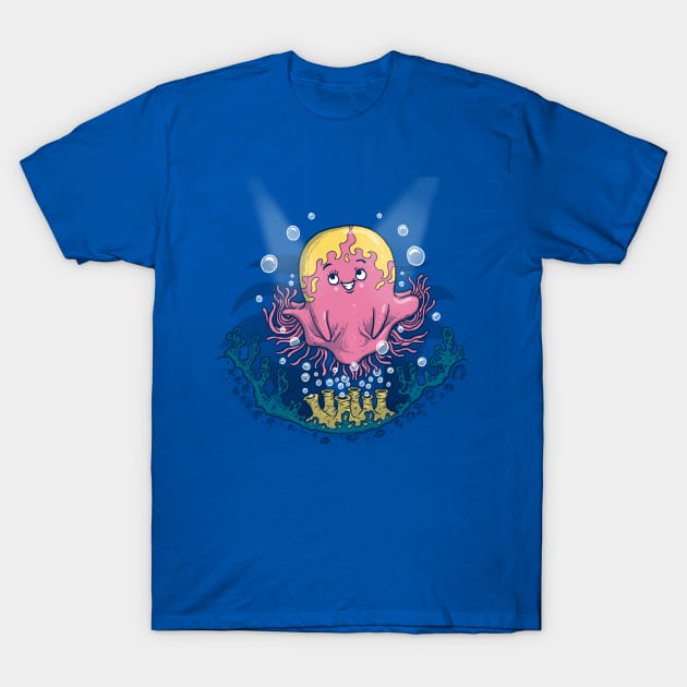 Jellyfish Monroe T-Shirt by salihgonenli